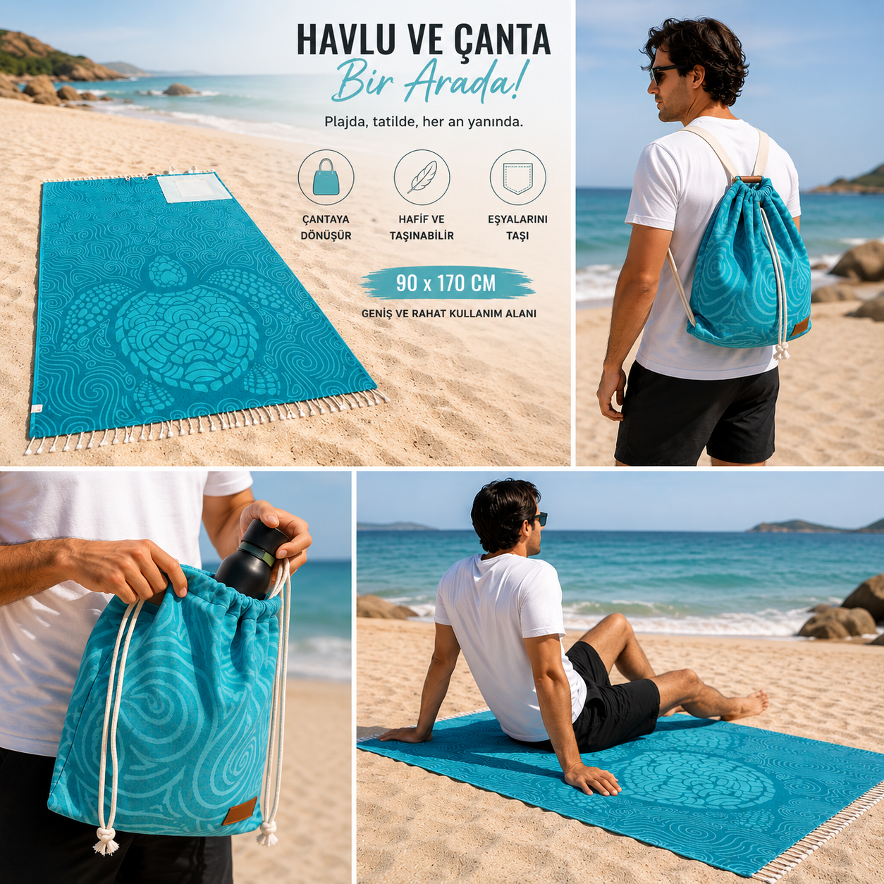 Konforio Çanta Havlu